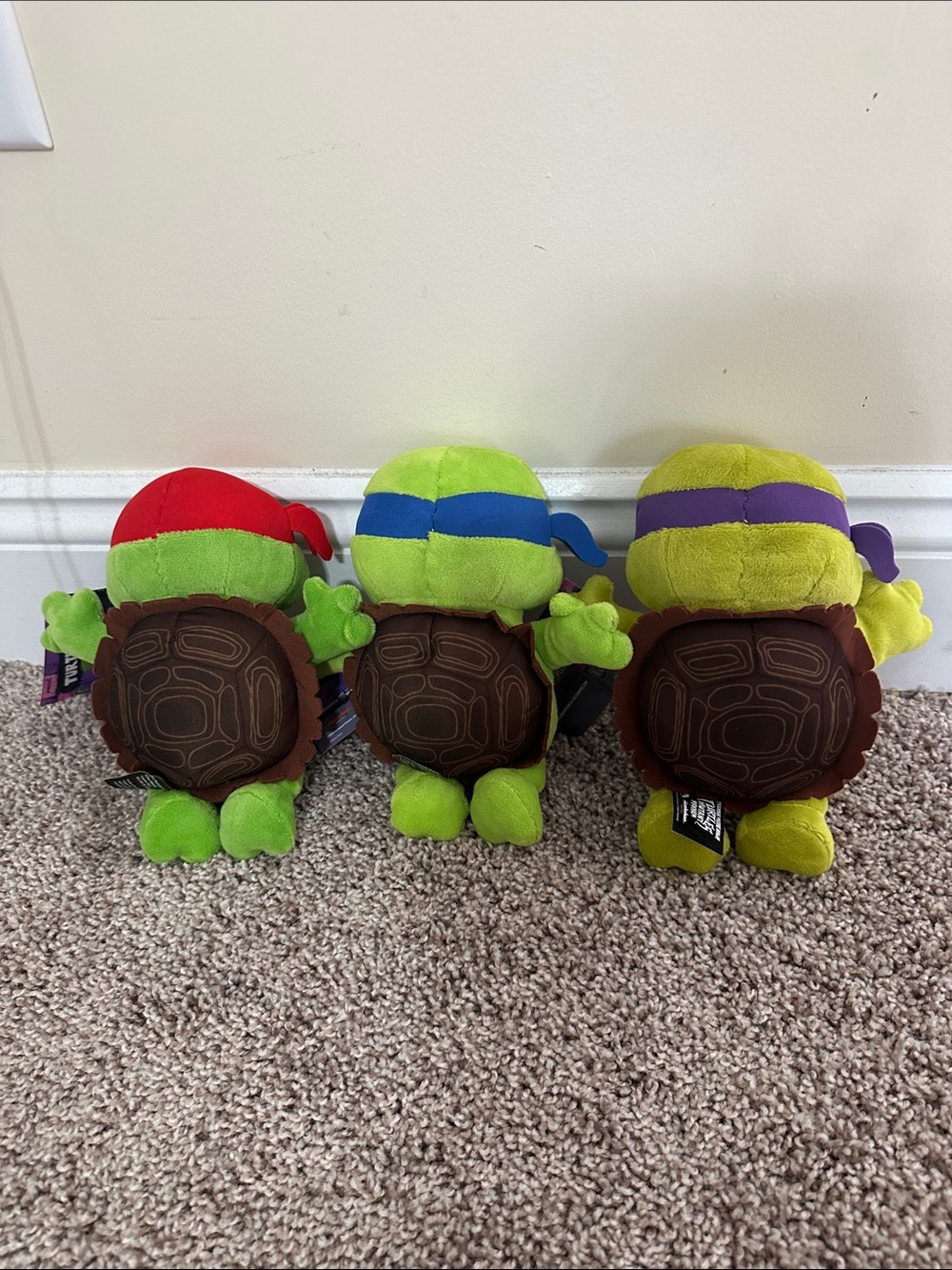 NWT Turtle Tots Teenage Mutant Ninja Turtles Plush Toys - Picture 5 of 5